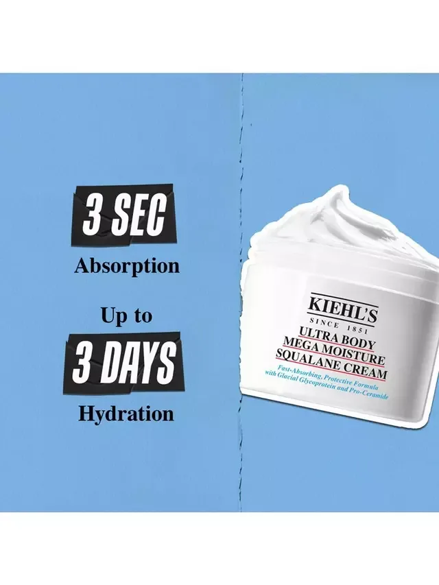 Ультраувлажняющий крем для тела с скваланом Ultra Body Mega Moisture, 250 мл Kiehl's — фото 4
