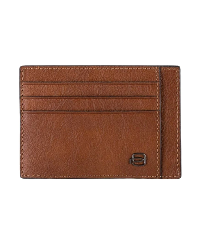 

Кошелек для кредитных карт из коричневой кожи Piquadro, коричневый