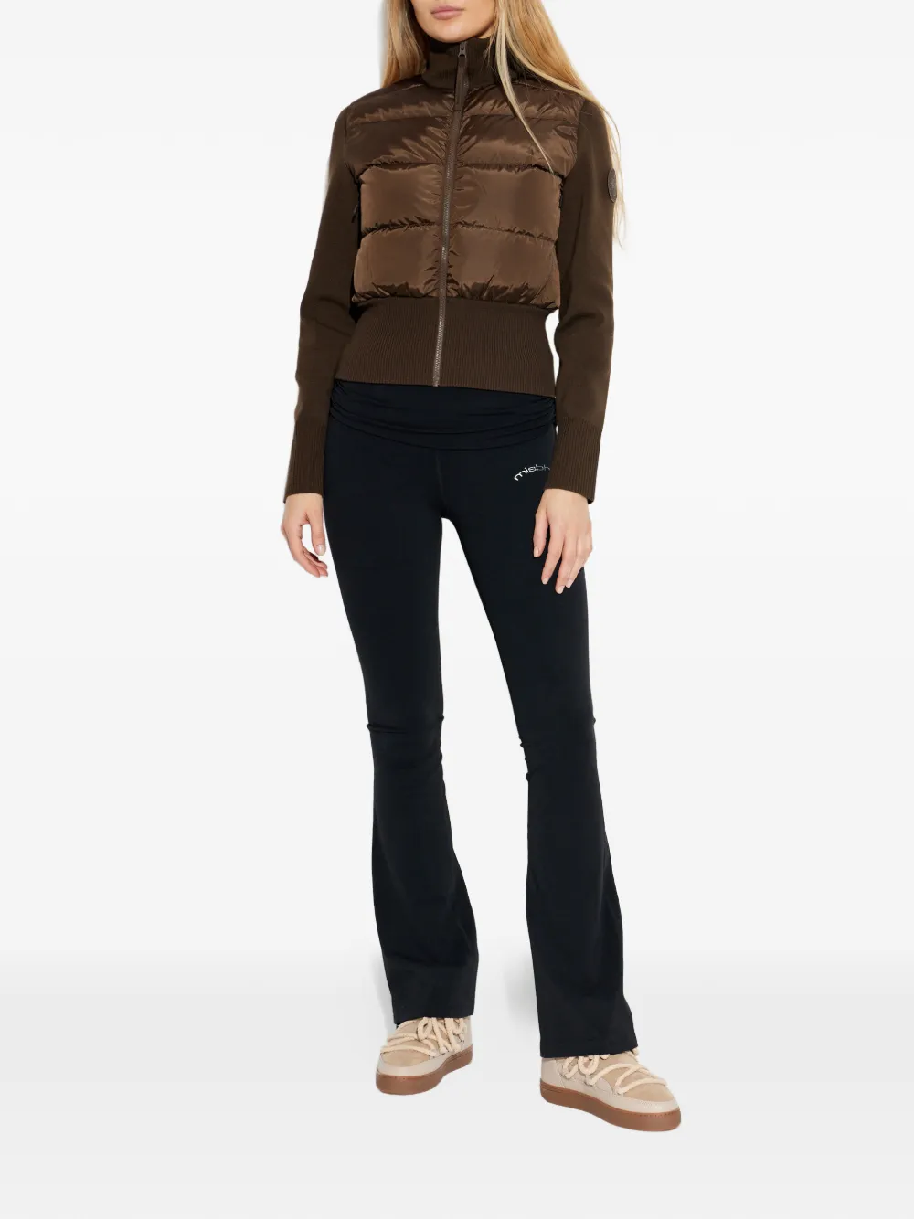 Пуховая куртка HyBridge с широкими вставками Canada Goose, коричневый — фото 2