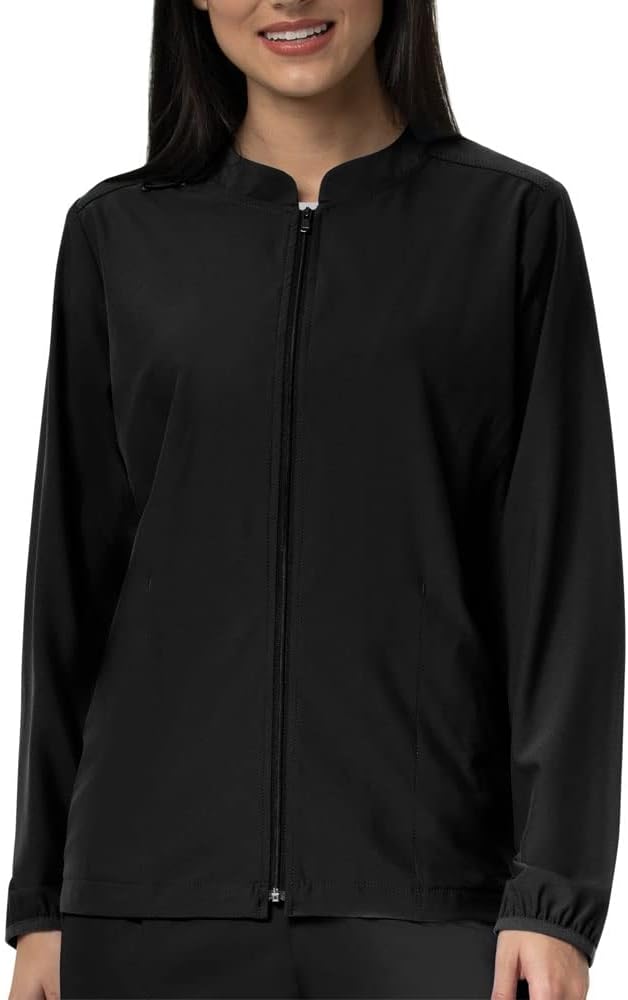 

Carhartt Scrubs C82106 Женская курка-бомбер Force Modern Fit на молнии, Black