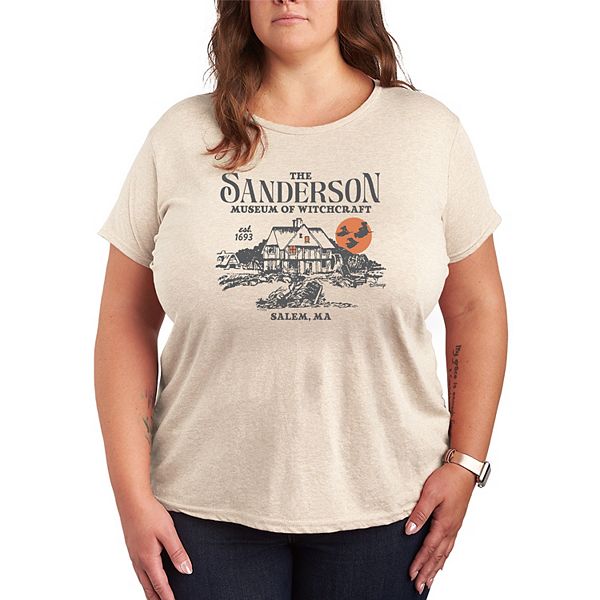 

Футболка с принтом Hocus Pocus The Sanderson Museum of Witchcraft, plus size Disney, Beige, Бежевый, Футболка с принтом Hocus Pocus The Sanderson Museum of Witchcraft, plus size Disney, Beige