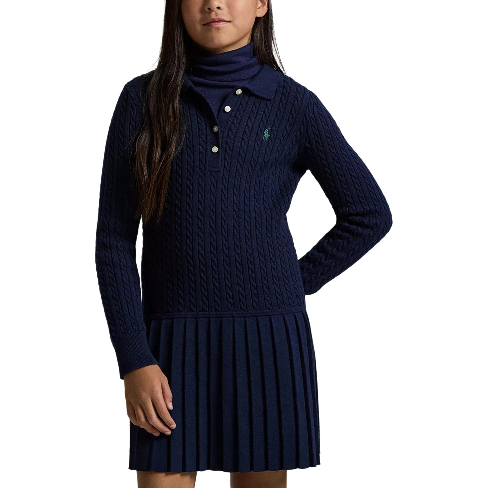 

Платье FW25 Kids' Polo Ralph Lauren, синий