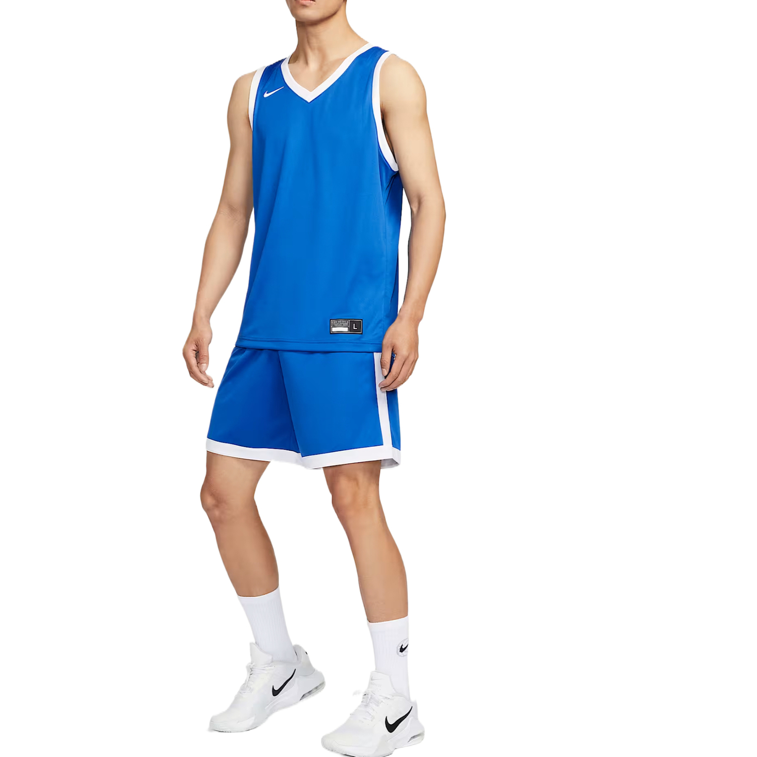 Nike Мужские шорты для спорта dri fit stock crossover royal blue — фото 4