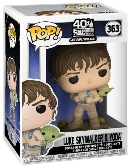 

Funko POP! Звездные войны, коллекционная фигурка, Люк Скайуокер Йода