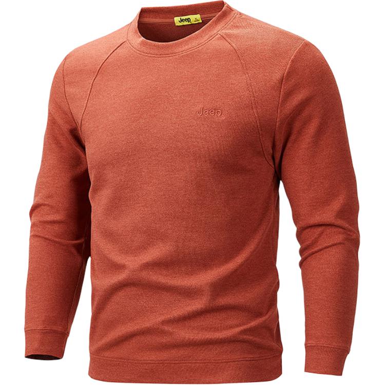 

Свитшот Unisex Crew Neck Moderate Regular Jeep, оранжевый