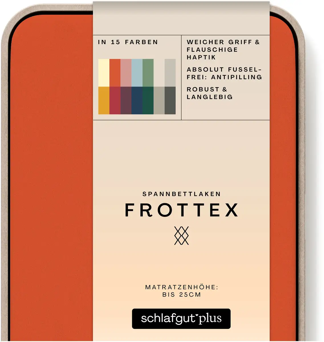

Простыня Schlafgut "Frottex", 100% махровая ткань 120-130х200 см, 1 шт., цвет Red Mid