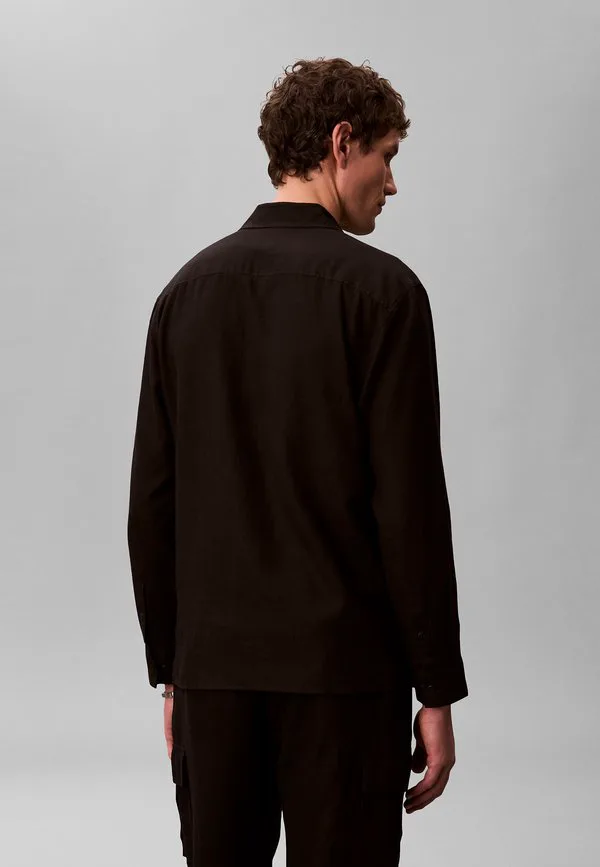 Классическая рубашка высокого качества Calvin Klein, Black — фото 3