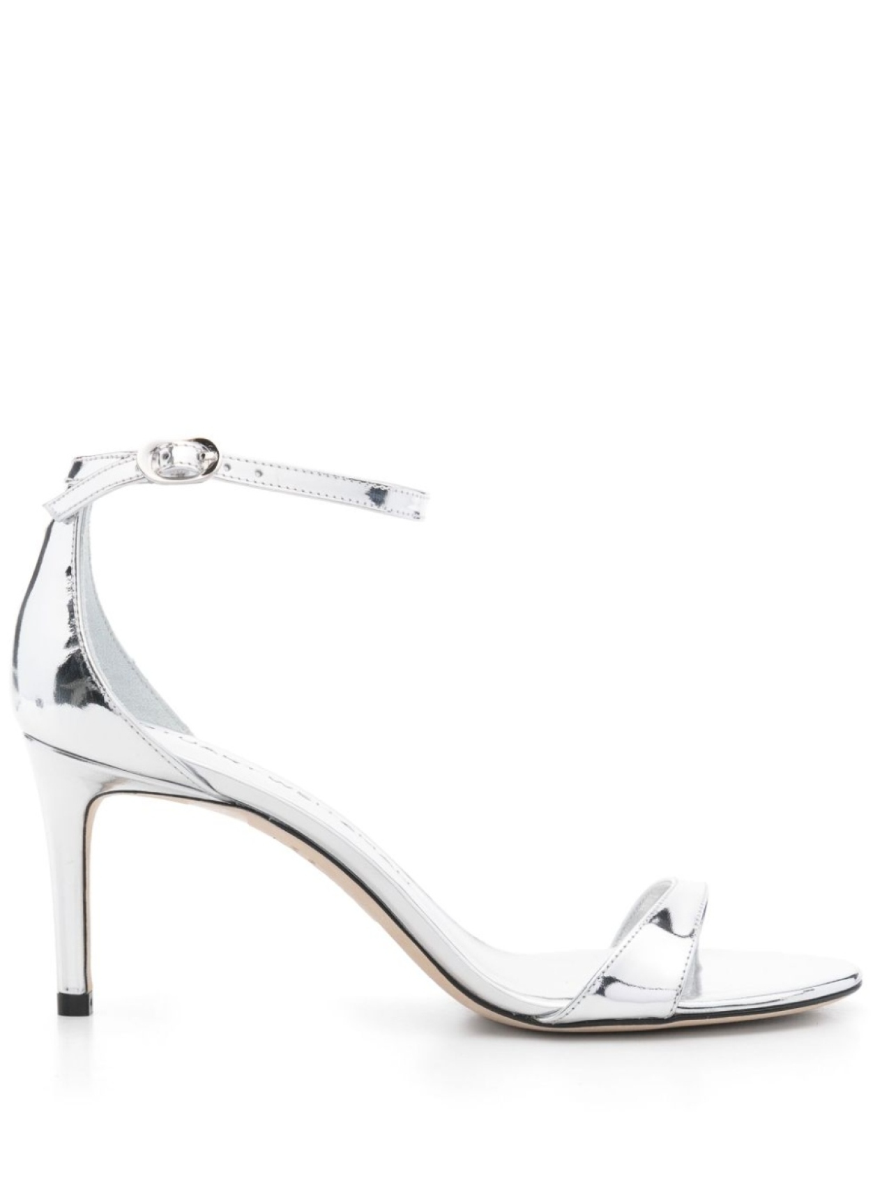 Stuart Weitzman босоножки Nudist II 75, серебряный