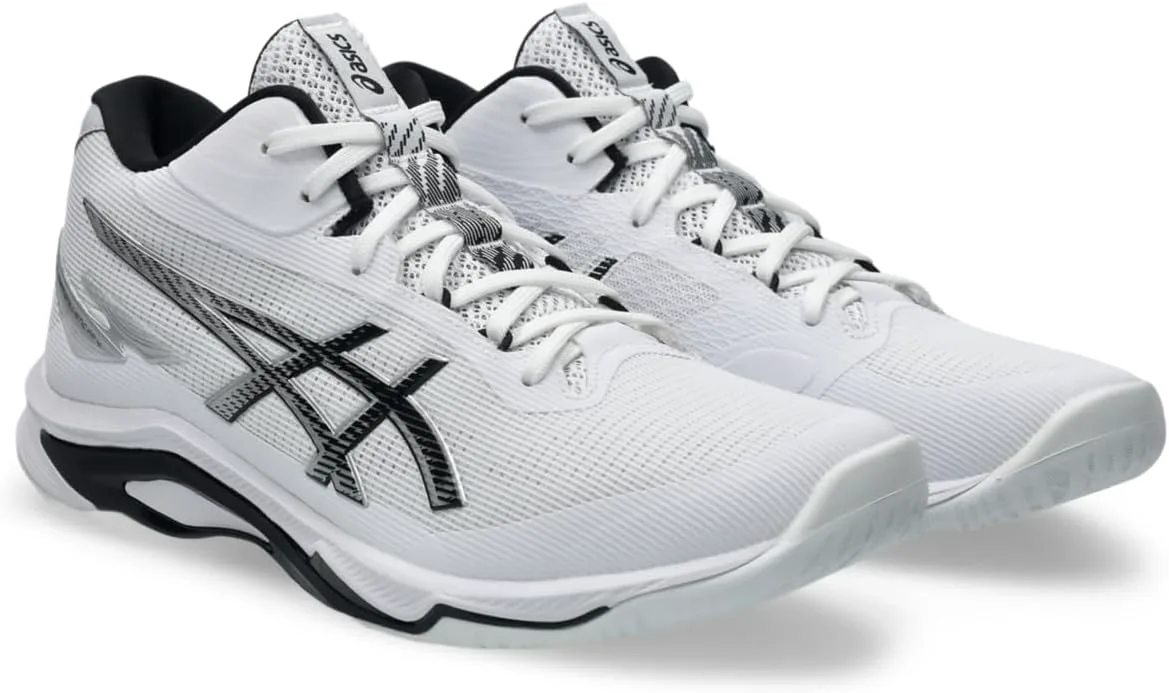 Мужские кроссовки ASICS Netburner Ballistic FF MT 4, белый/черный — фото 2
