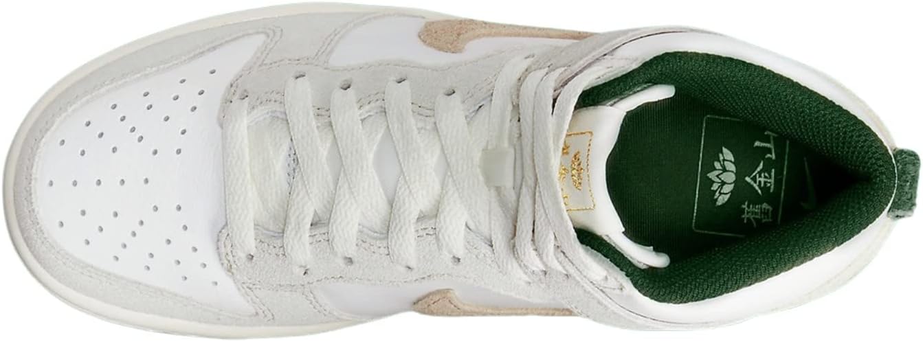 Детские кроссовки Nike Dunk High (Gs) унисекс, белый — фото 4