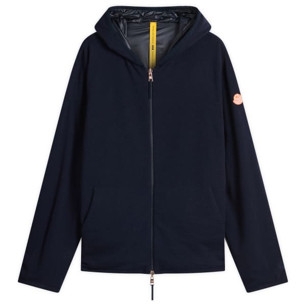 

Толстовка с капюшоном на молнии из смеси шерсти и кашемира Moncler Genius, синий