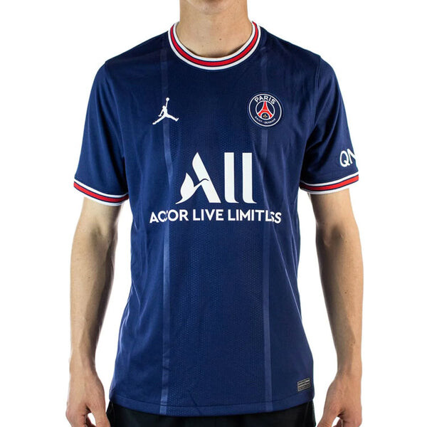 Майка Air Jordan 21-22 Season Paris Saint-Germain SW Fan Edition Home Messi Training Soccer/Football Jersey Navy Blue, синий — фото 4
