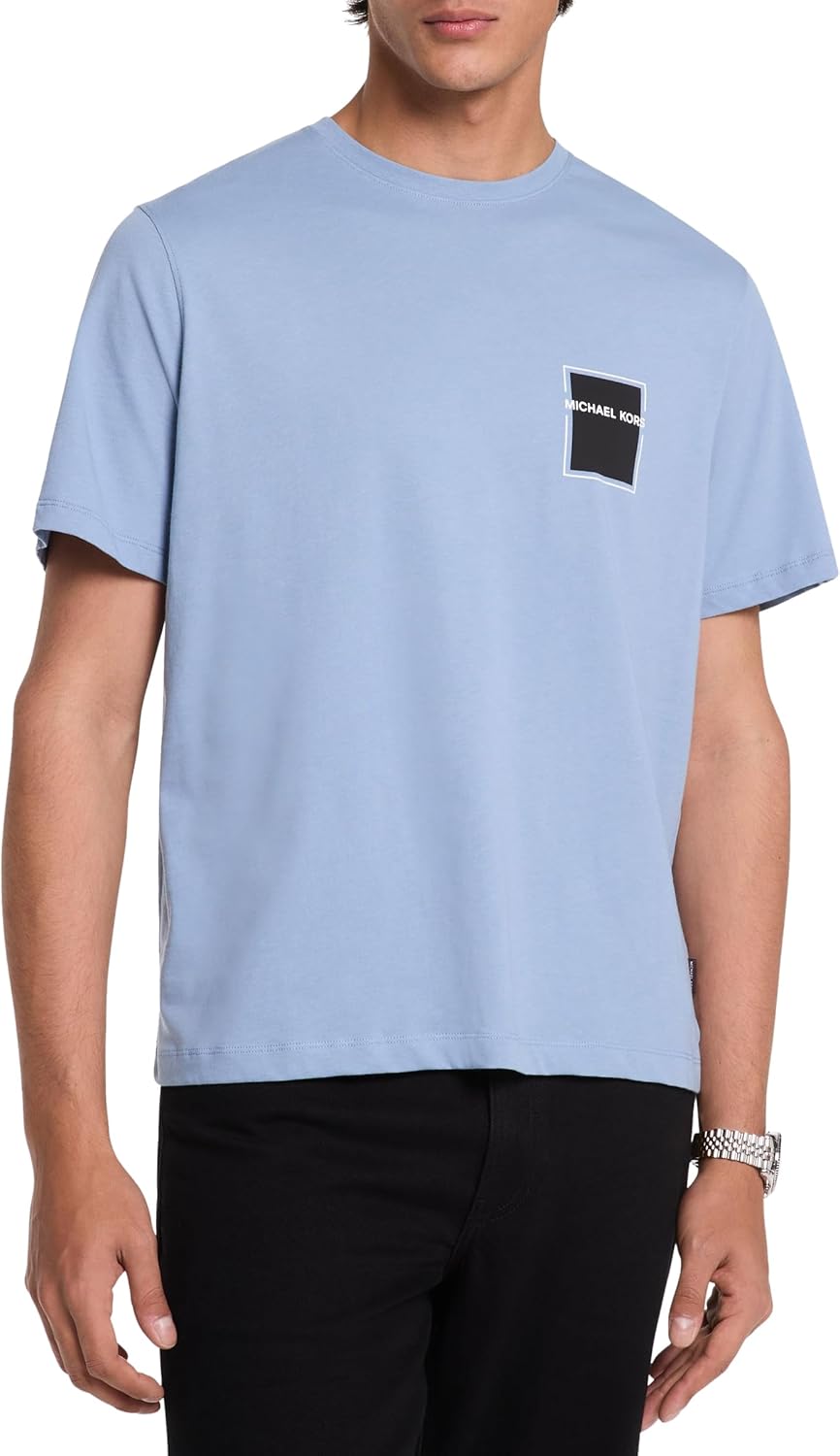

Мужская футболка с графическим принтом Michael Kors, Chambray