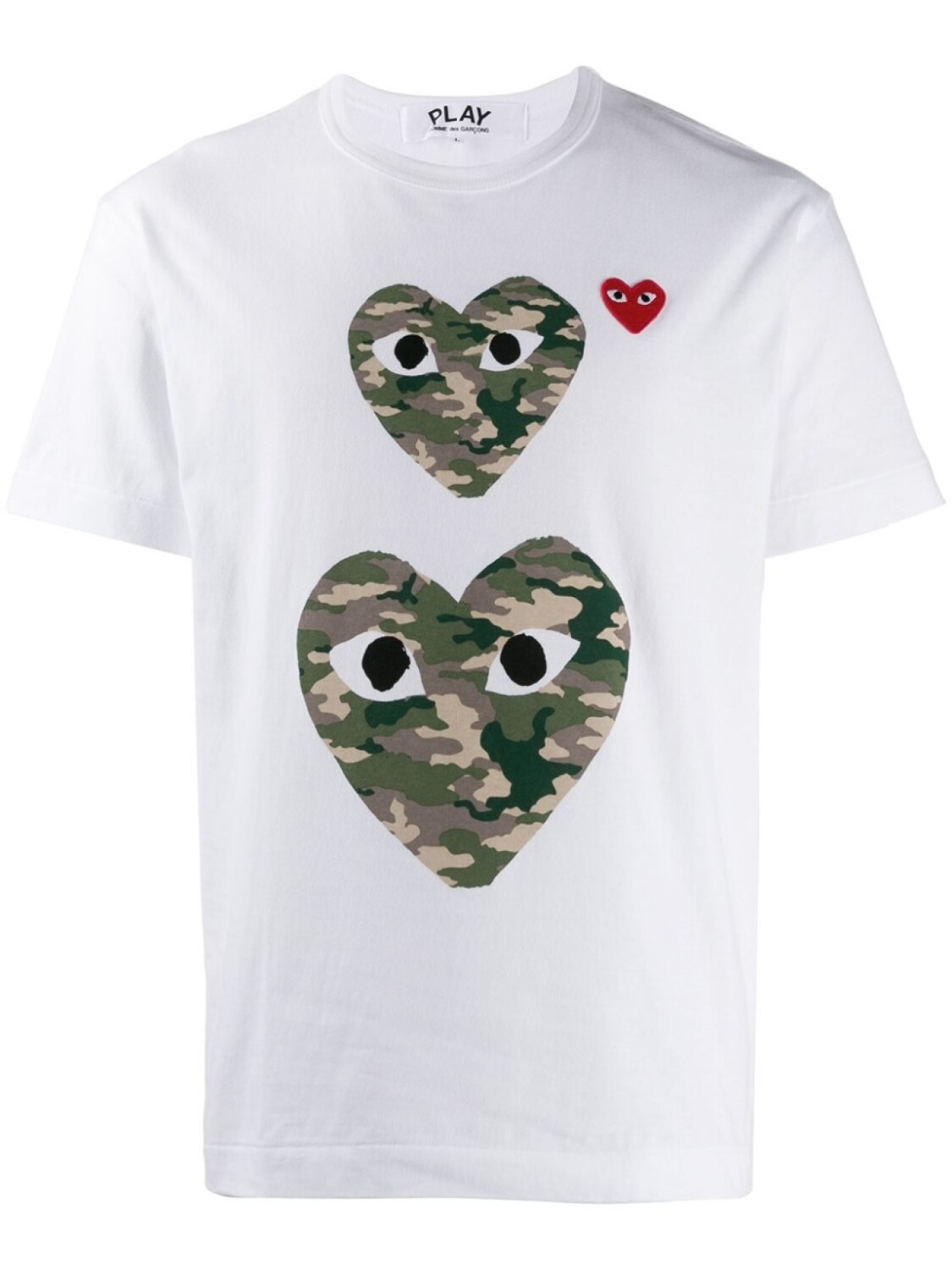 

Comme Des Garçons Play футболка с принтом, белый