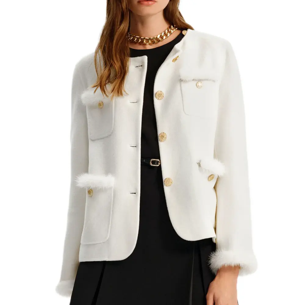 

KARL LAGERFELD / Karl Lagerfeld Jeans Куртка KARL LAGERFELD FW24 женская белая, White