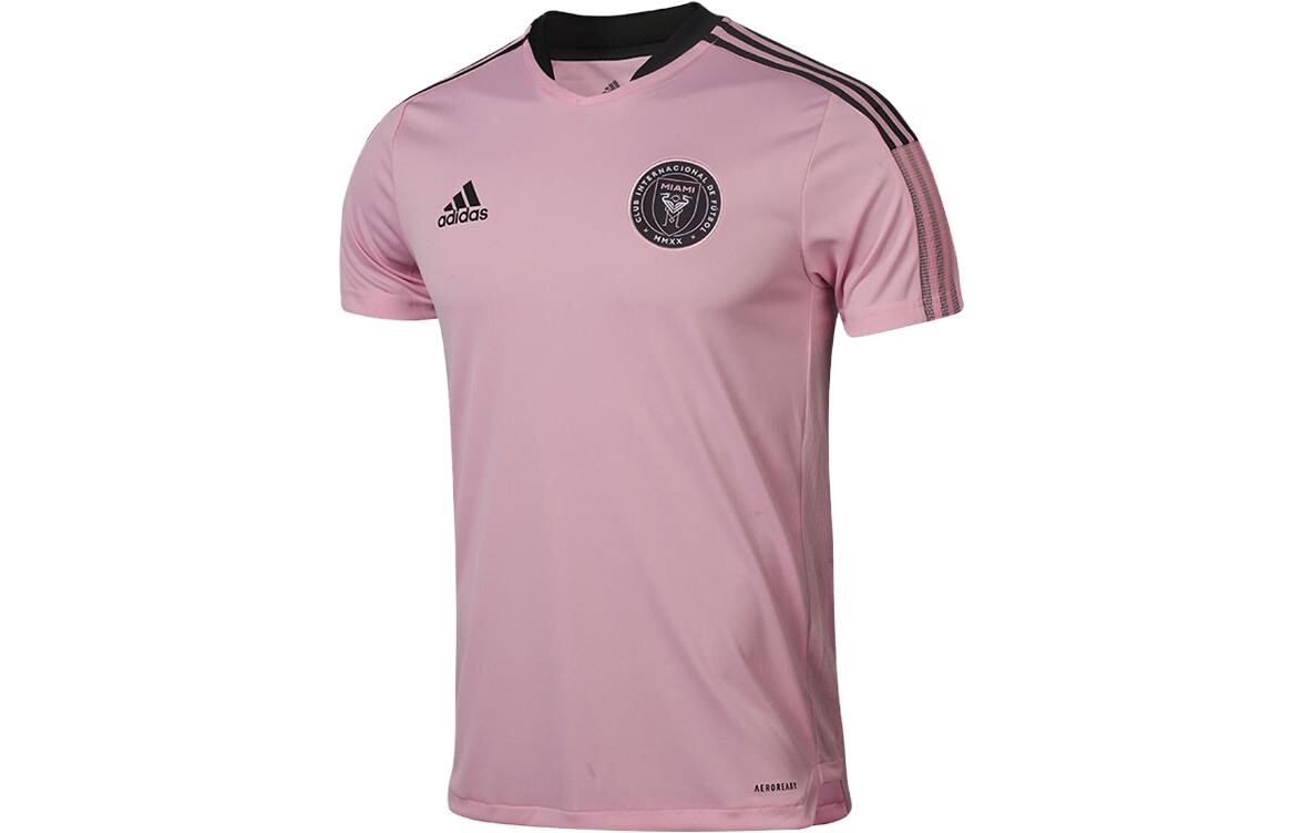 

Футболка мужская розовая Adidas, розовый