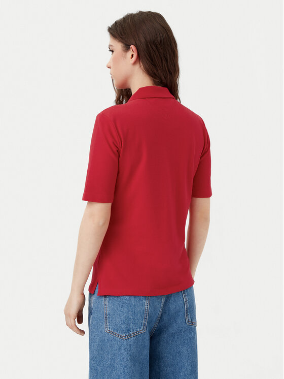 Рубашка поло стандартный крой 1985 WW0WW43224 Tommy Hilfiger, красный — фото 3
