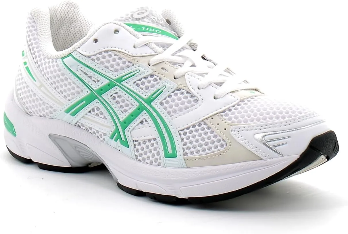Мужские кроссовки ASICS Gel-1130, белый/зеленый — фото 2