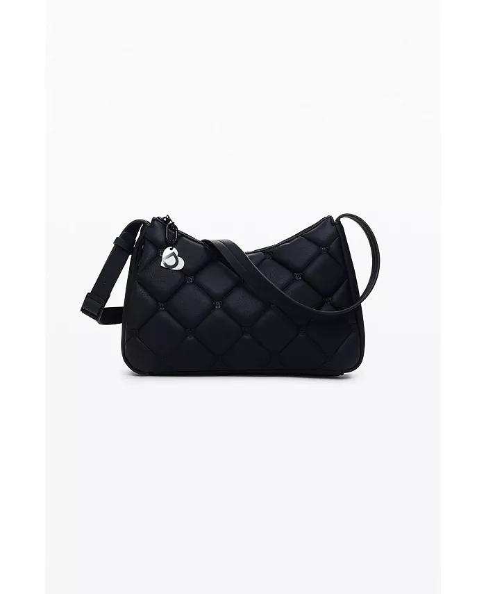 

Женская сумка Medium с эффектом стежки Desigual, черный