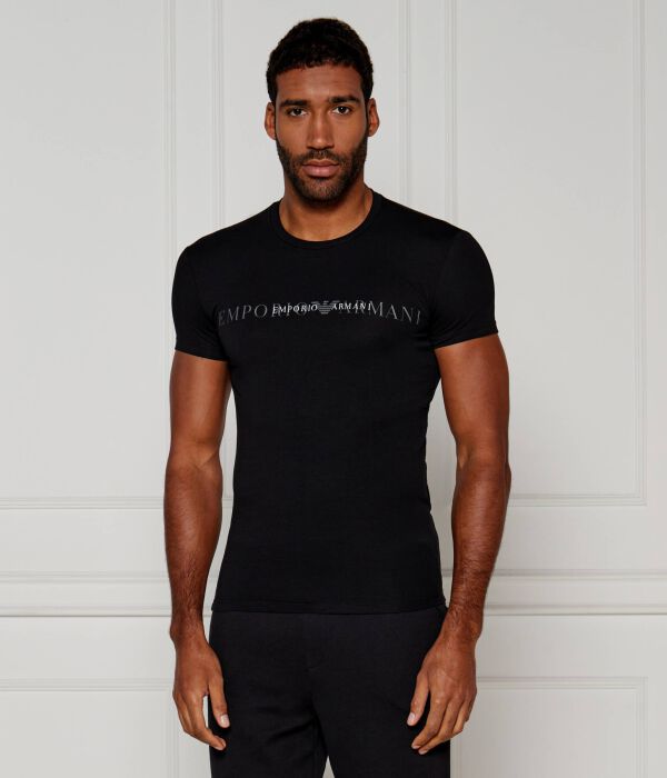 

Футболки Slim fit Emporio Armani, черный