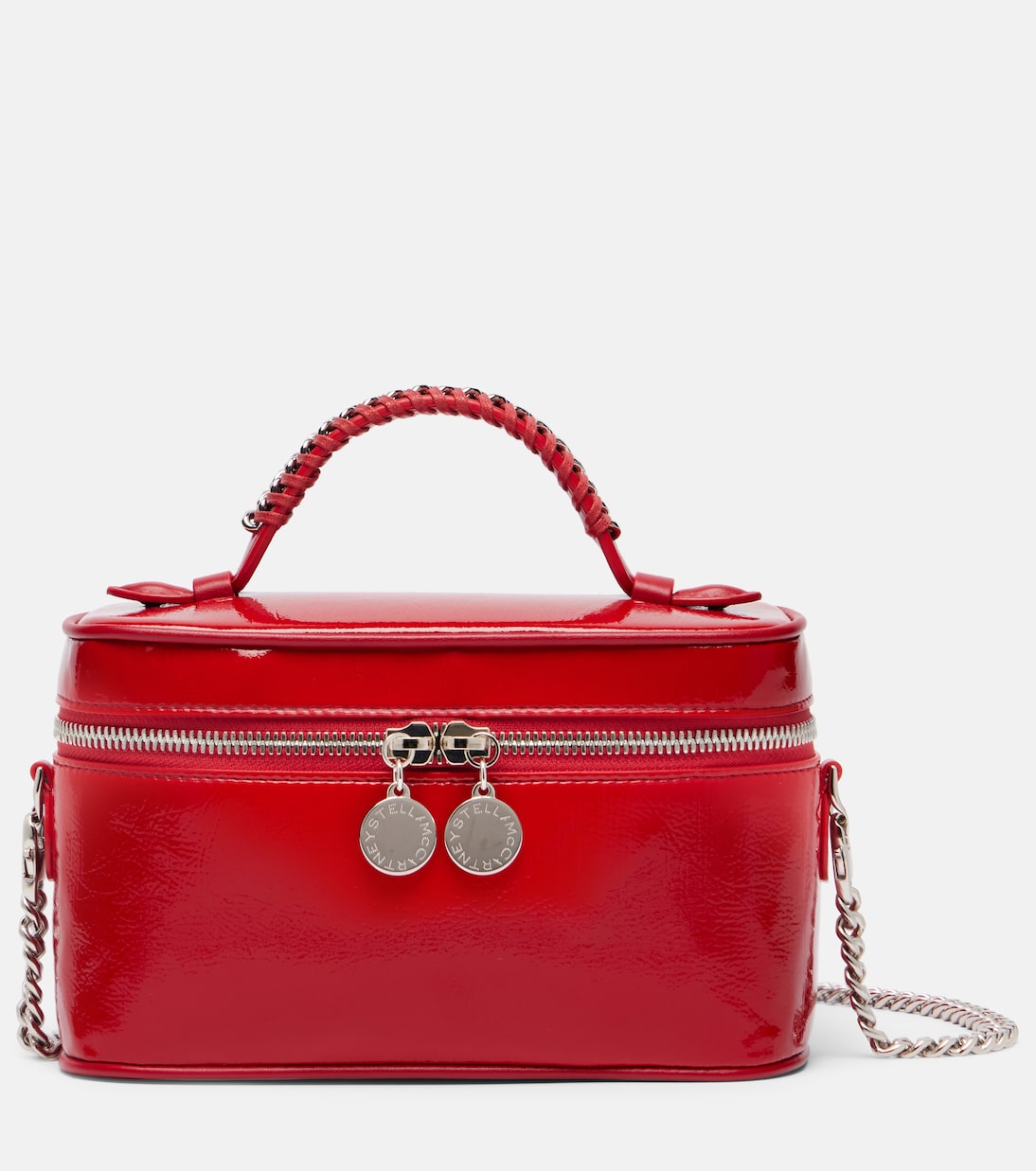 

Сумка для косметики Falabella из искусственной кожи Stella McCartney, красный