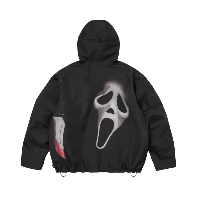 Куртка Supreme GORE-TEX Ghostface Shell Jacket 'Black' — фото 2