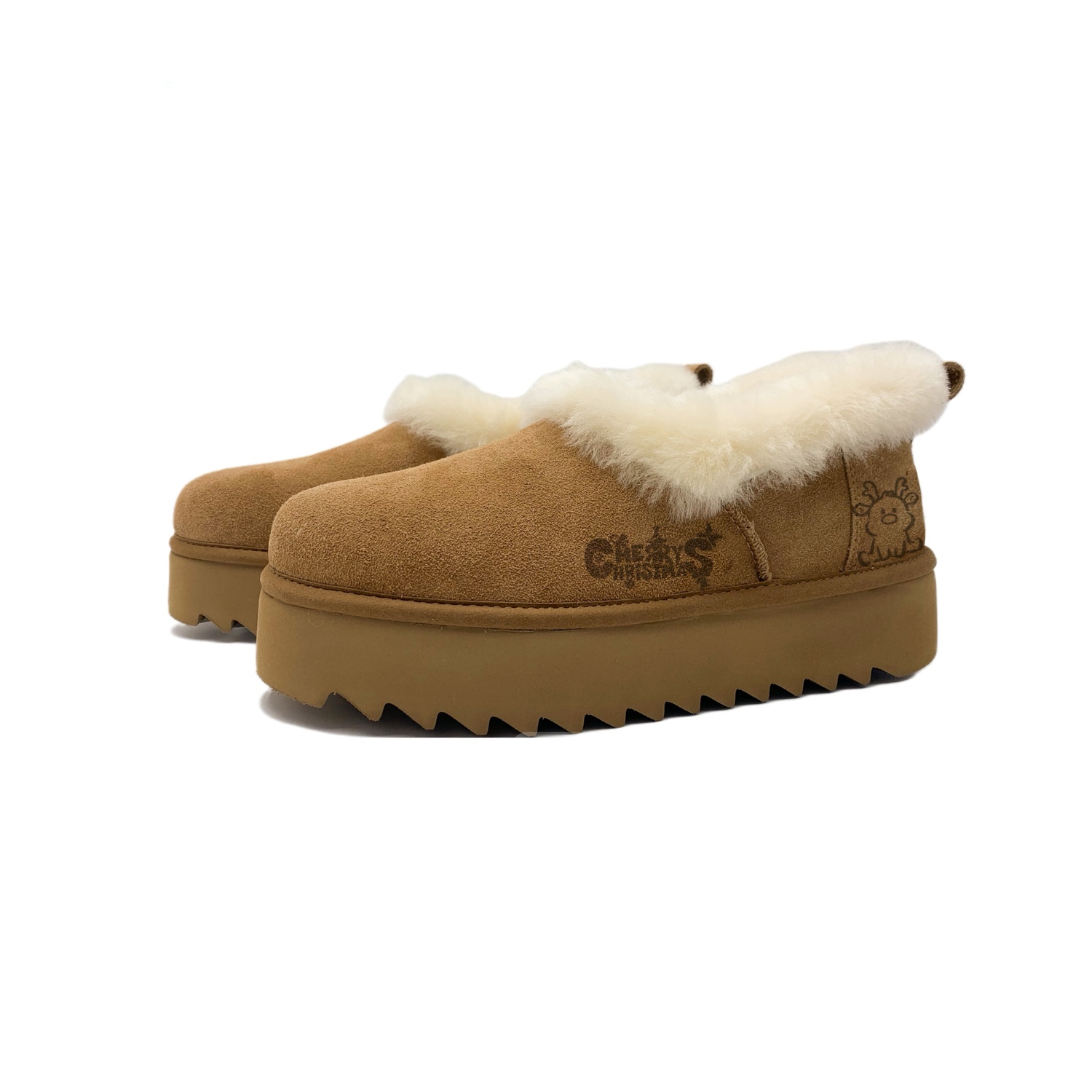UGG Женские зимние ботинки до щиколотки каштаново-коричневые, цвет Chestnut Brown (,) — фото 3