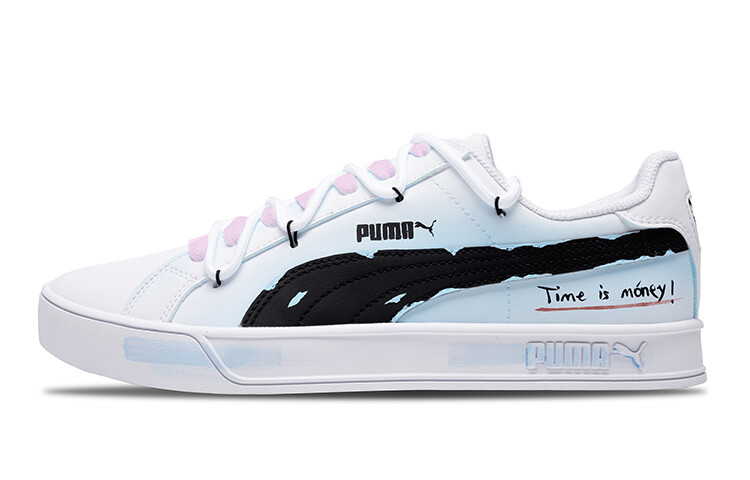 

Кроссовки Puma Smash Vulc Skateboarding Shoes Unisex Low-top Pink/Blue, розовый