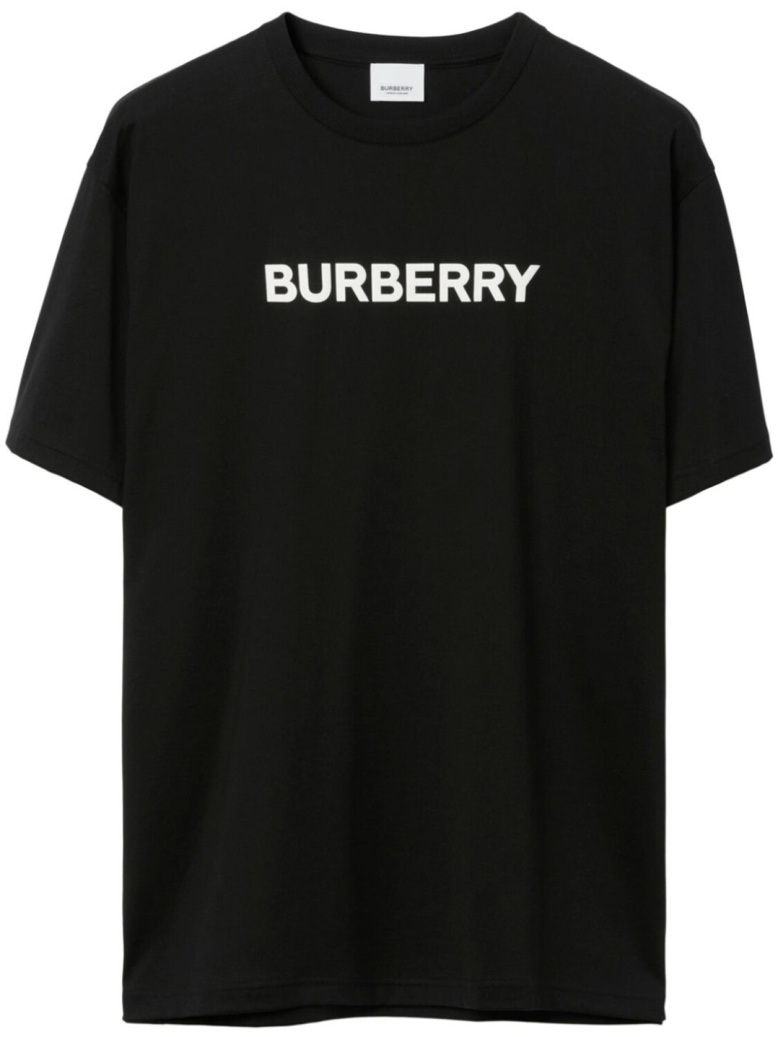 

Burberry футболка с логотипом, черный