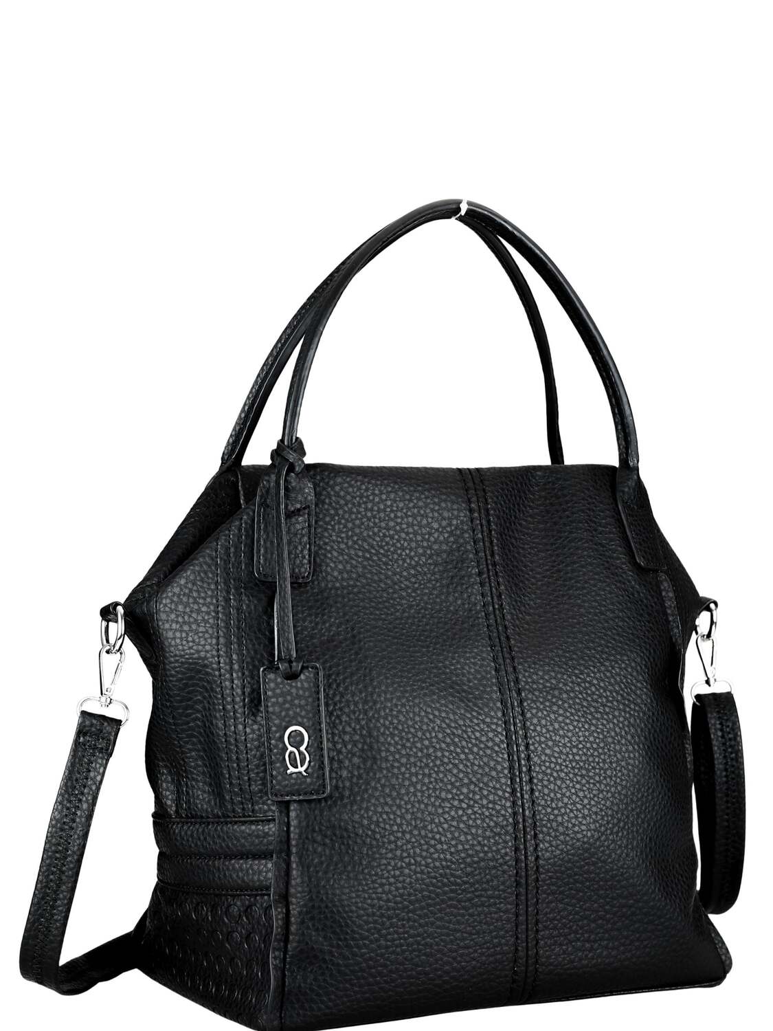 

COLLEZIONE ALESSANDRO Плечевая сумка 'Basilico' в черном цвете