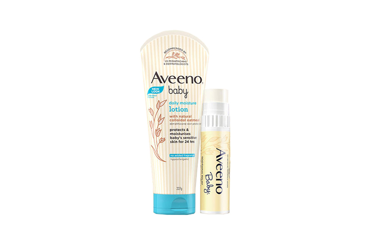Набор детской косметики Aveeno Baby: увлажняющий лосьон + увлажняющий стик, 227 г + 4 г — фото 2