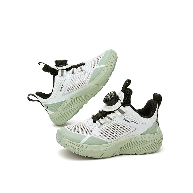 Детские кроссовки Kids Low-top Green Jeep, зеленый — фото 3