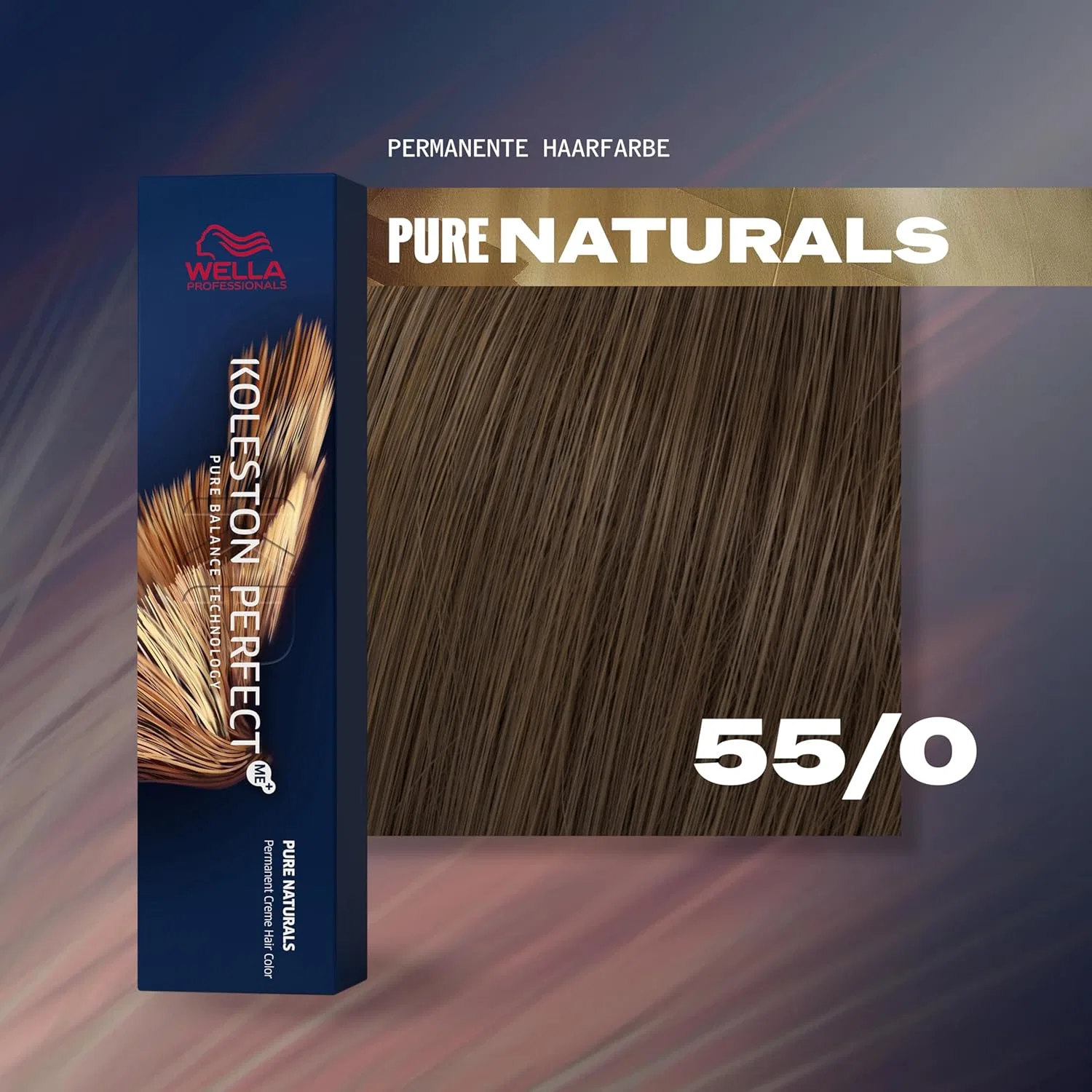 Краска для волос «Koleston Perfect ME+ KP Pure Naturals 55/0 Light Brown Intense Natural» от Wella Wella Professionals — фото 2
