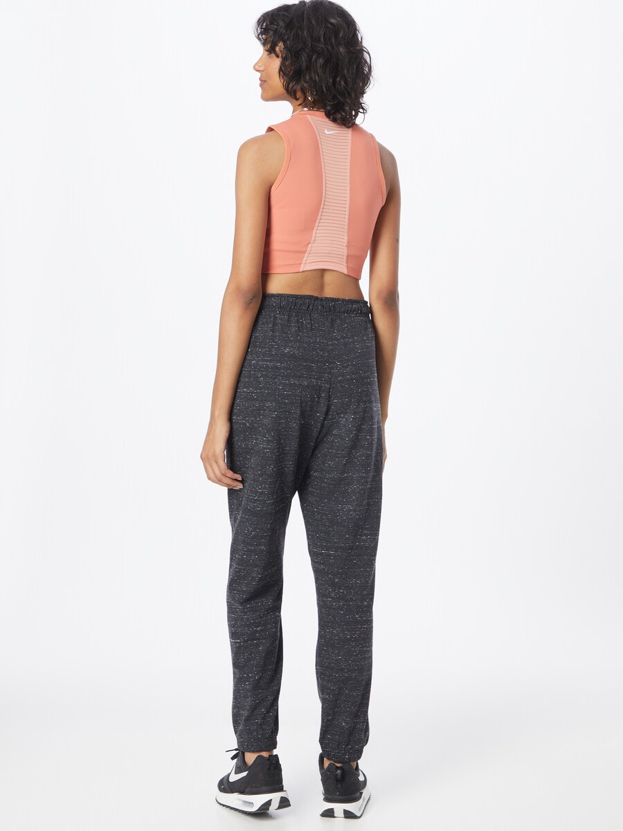 Тканевые брюки Nike Sportswear Tapered Pants, пятнистый черный — фото 4