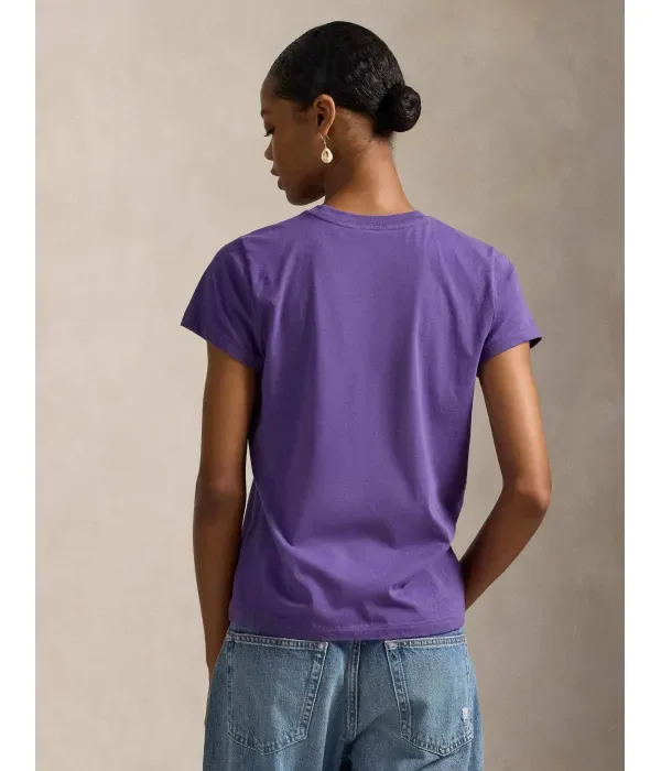 Футболка classic fit Polo Ralph Lauren, фиолетовый — фото 3