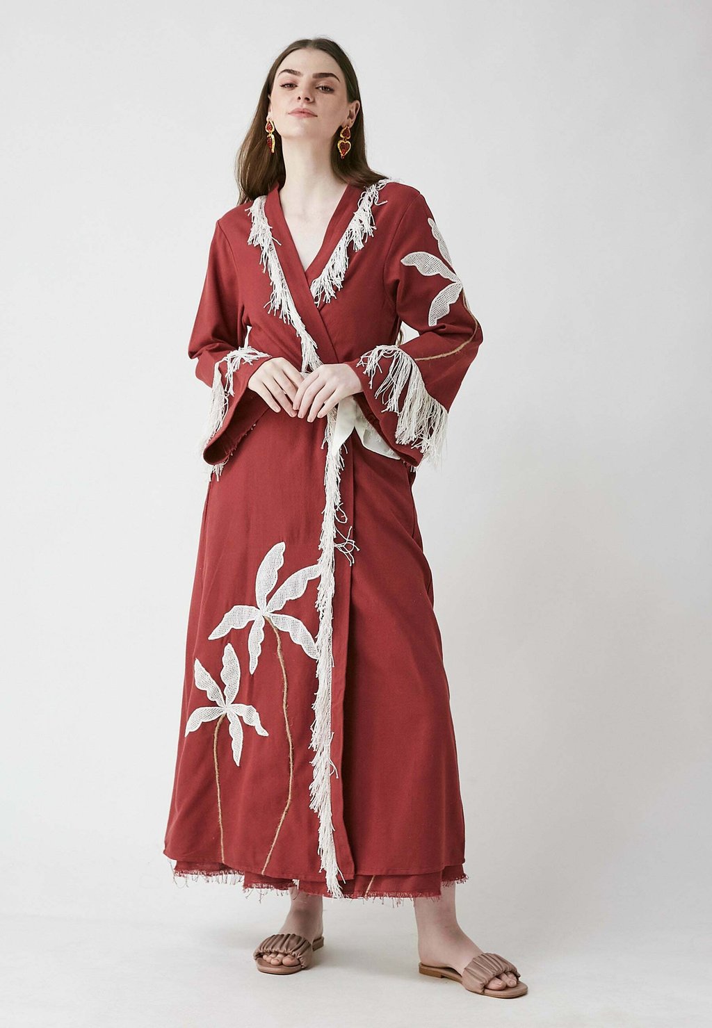 

Летняя куртка HORIZON KIMONO Be Sunset, цвет Cherry