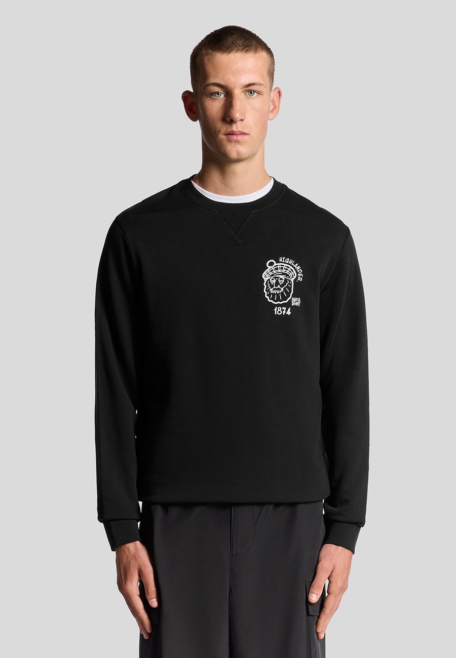 

Толстовка Lyle & Scott MID LAYERS HIGHLANDER GRAPHIC, Z Jet Black/Black