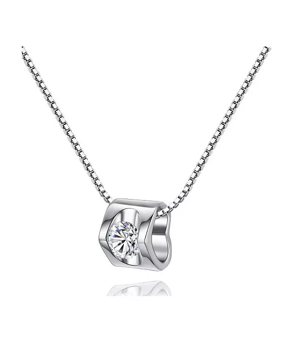 

Ожерелье с подвеской в виде сердца из кубического циркония Hollywood Sensation, silver