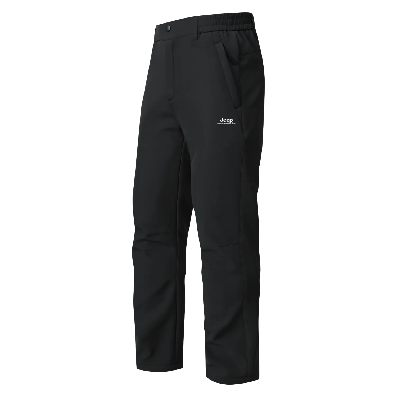 

Мужские и женские утепленные брюки Softshell Jeep, черный