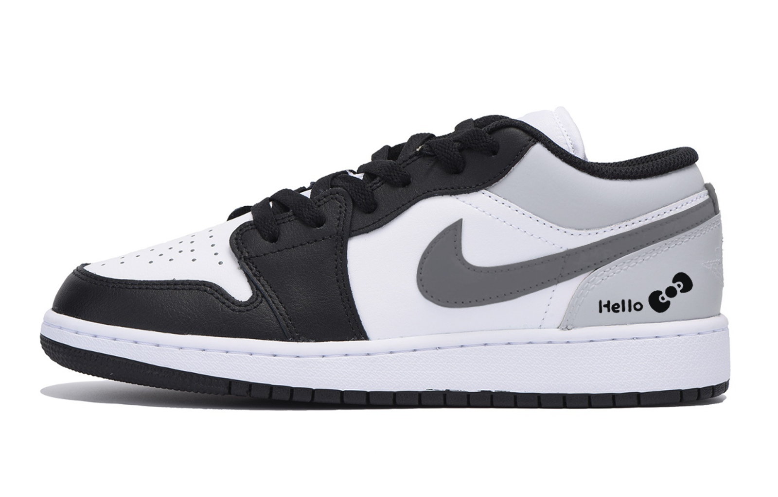 

Jordan Баскетбольные кроссовки Air 1 Low Top Vintage, мужские, черные, белые, серые