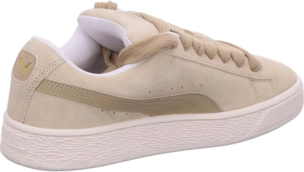 Повседневные кроссовки Puma Suede XL унисекс, модель 39520505, бежевые — фото 3