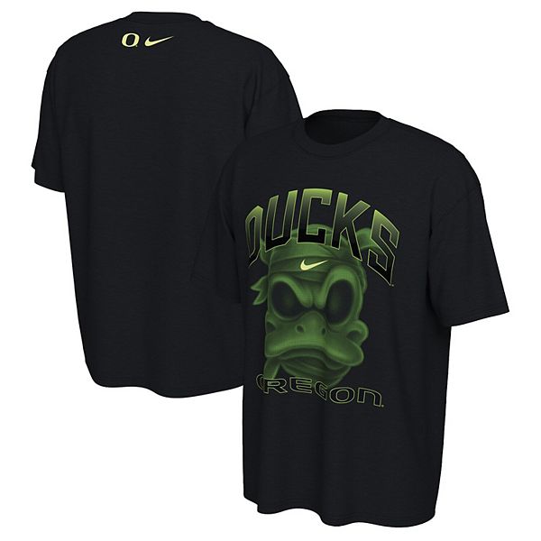 

Мужская черная футболка oregon ducks mummy duck glow in the dark Nike