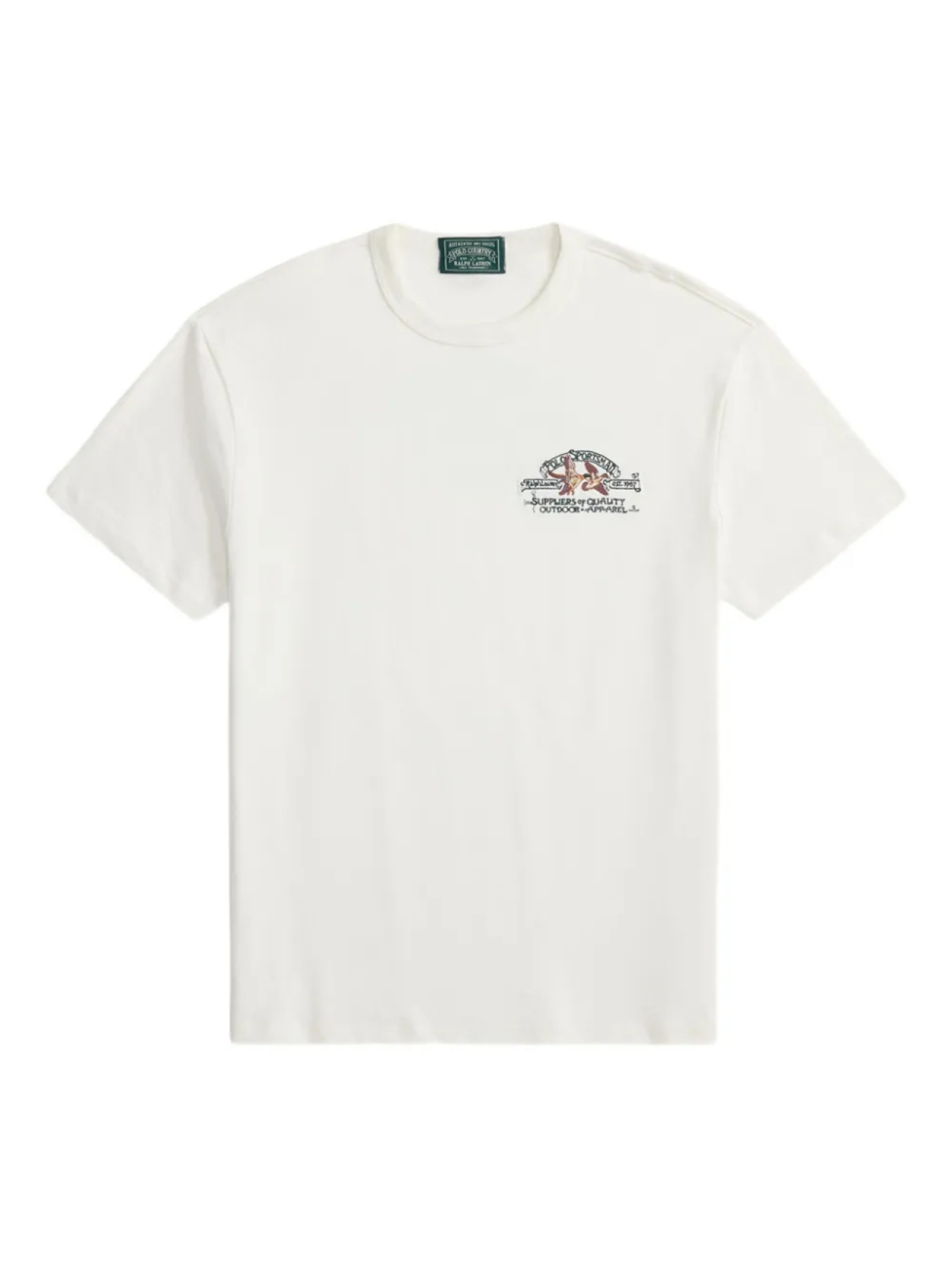 

Polo Ralph Lauren футболка с вышивкой, белый