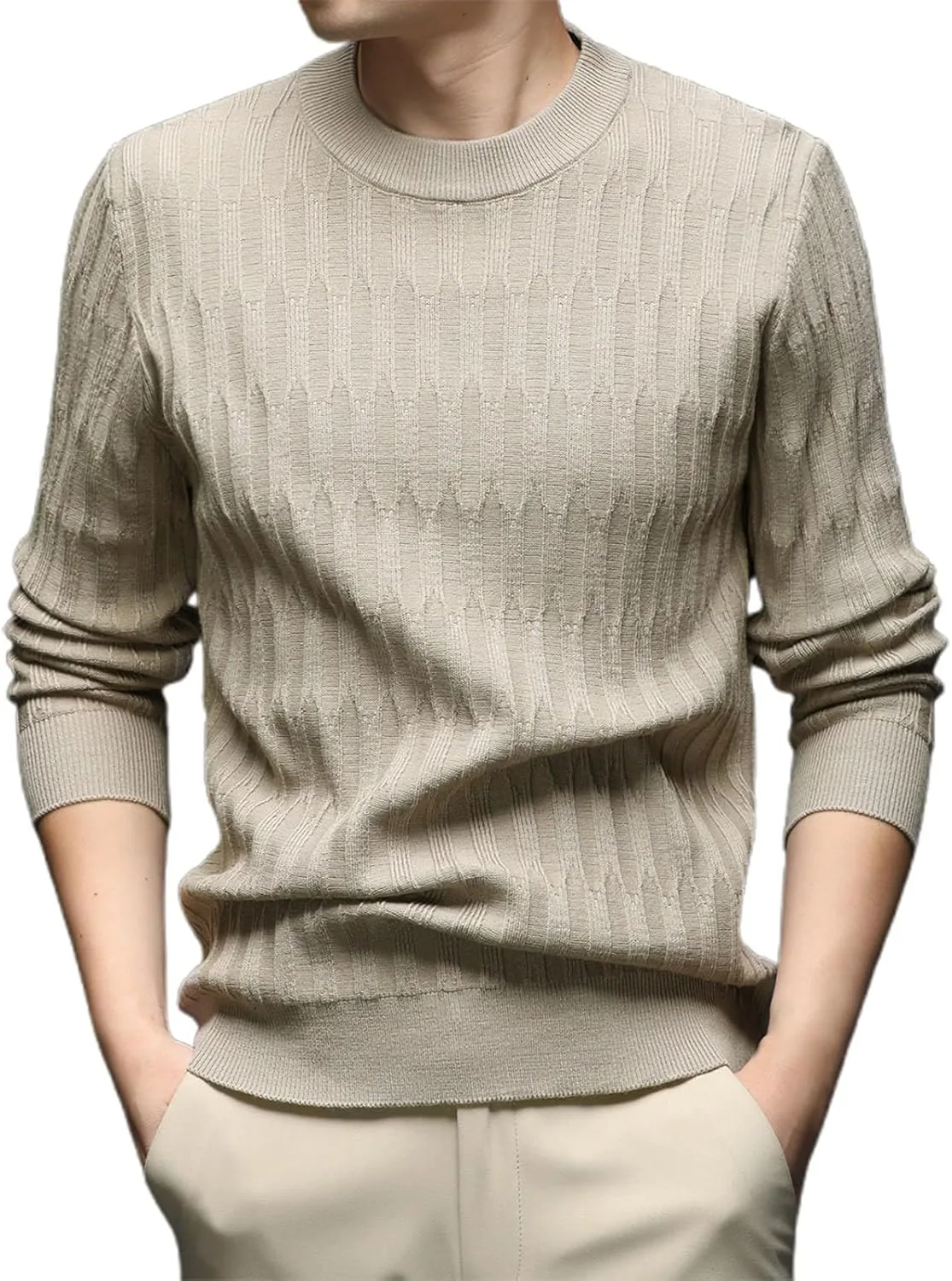 

Мужской свитер Casual Thermal Slim Fit теплый пуловер