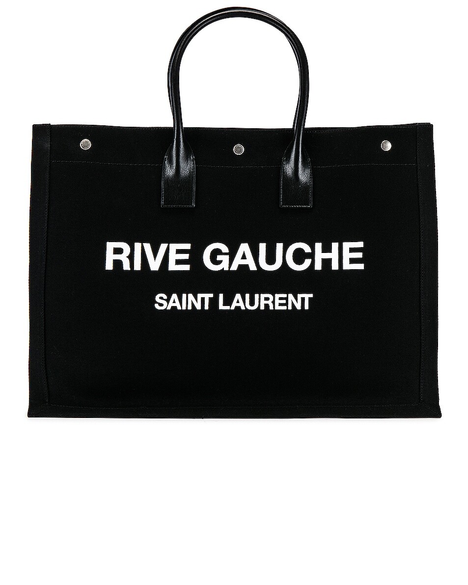 

Сумка-тоут Saint Laurent Noe Large, цвет Black & White