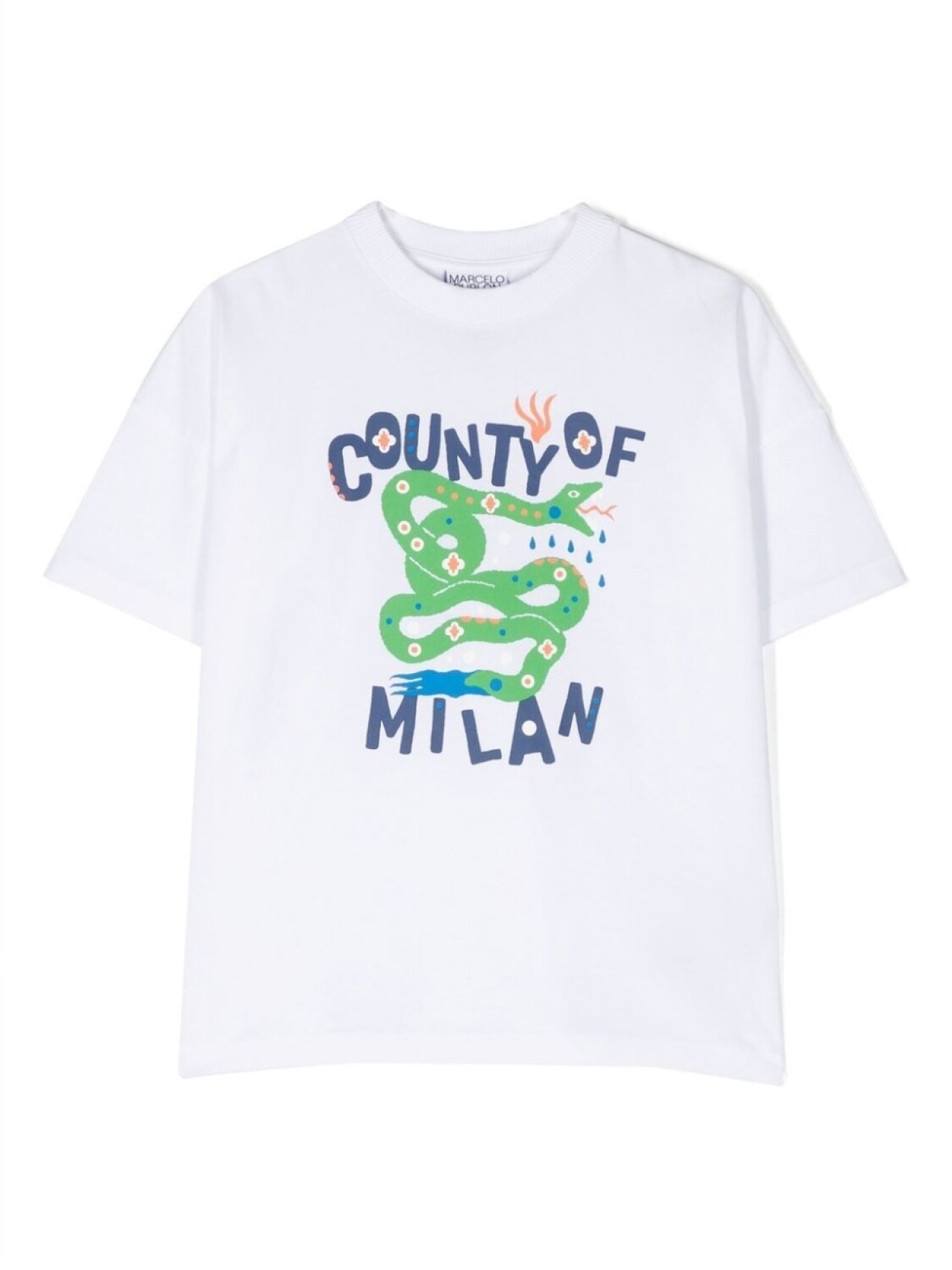

Marcelo Burlon County Of Milan футболка с принтом, белый