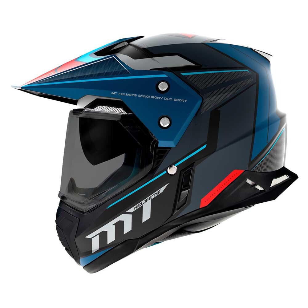 

Шлем для бездорожья MT Helmets Synchrony Duo Sport SV Patrol B7, синий