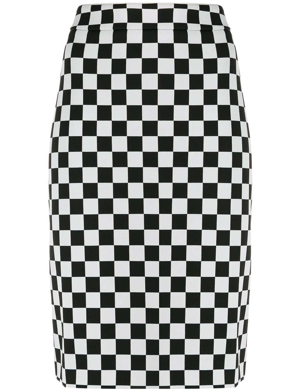 

Юбка-карандаш в клетку Boutique Moschino, черный