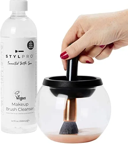 Веганское средство для чистки кистей для макияжа 2 x 500 мл от STYLPRO Stylpro — фото 4