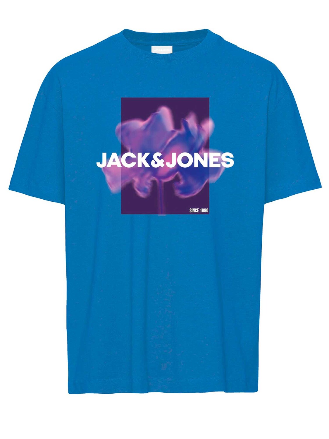 

Футболка Jack & Jones JCOFLORALS TEE SS CREW NECK FST, синий